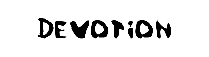 Devotion  font caratteri gratis