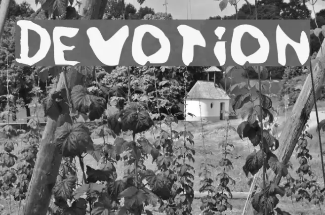 Devotion Font examples