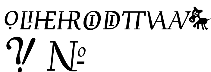 Devroye Extra Font OTHER CHARS