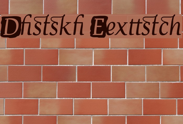 Devroye Extra Font examples