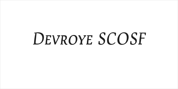 Devroye SCOSF Logo
