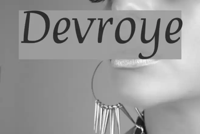 Devroye Fonte examples