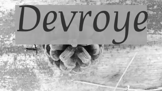 Devroye Fonte examples