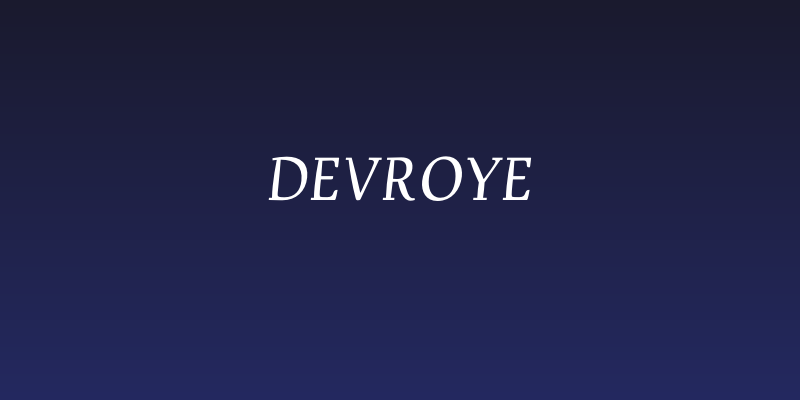 Devroye Social Header