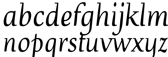 Devroye Font LOWERCASE