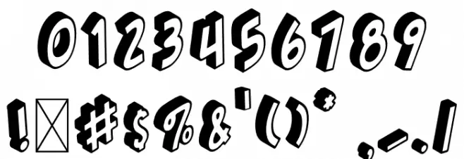 Dewangga フォント その他の文字