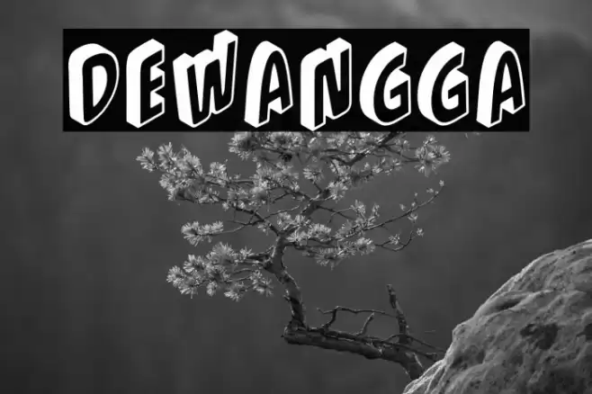 Dewangga フォント examples