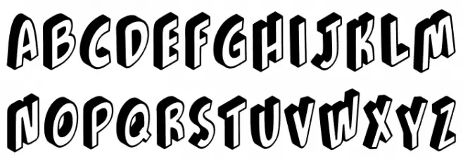 Dewangga フォント 小文字