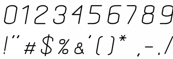Dewberry Italic Font OTHER CHARS