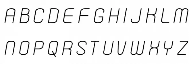 Dewberry Italic Fuentes MAYÚSCULAS