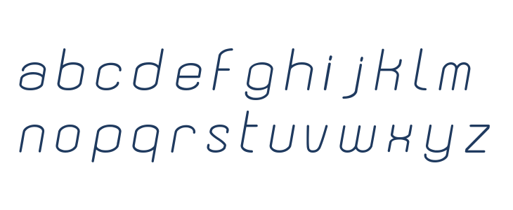 Dewberry Italic Lowercase