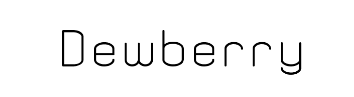 Dewberry  免费字体下载