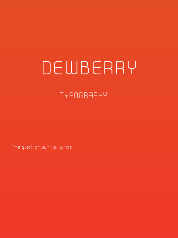 Dewberry Poster