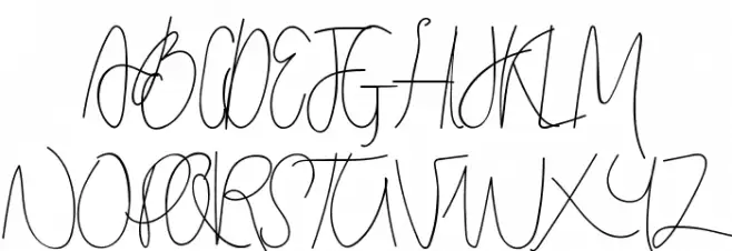 Dewebeauty Demo Schriftart Groß