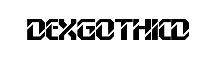 DexGothicD  フリーフォントのダウンロード