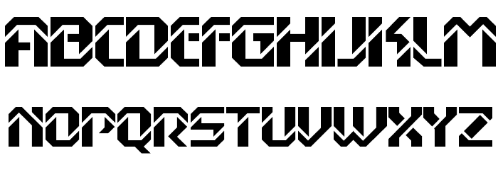 DexGothicD Font LOWERCASE