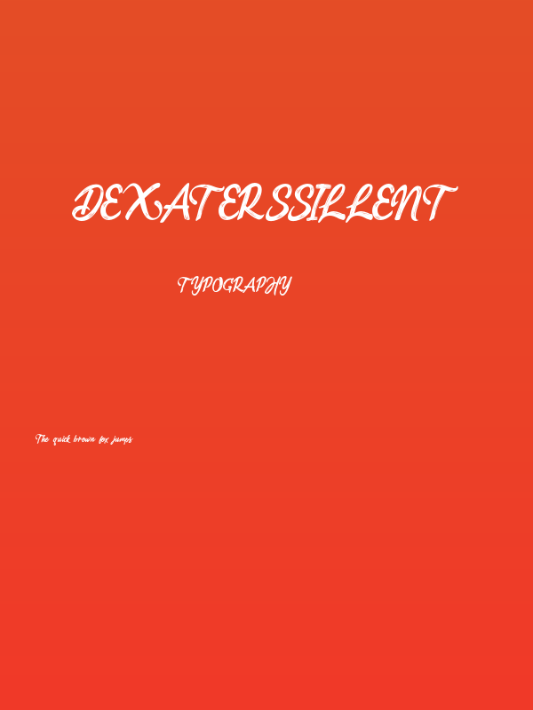 DexatersSillent Poster