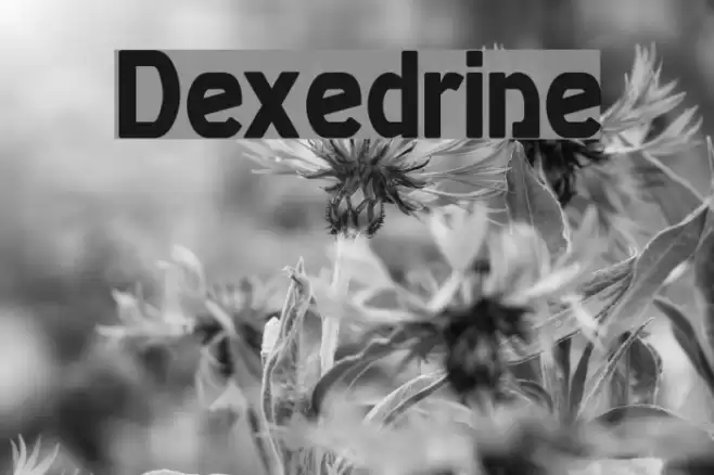 Dexedrine Font examples