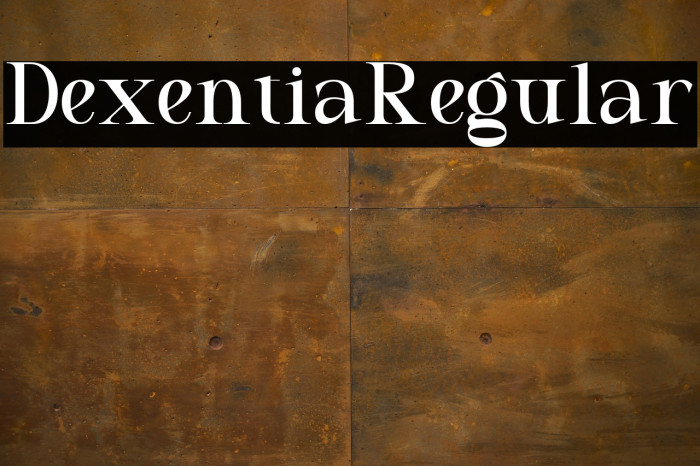 Dexentia Regular Example 1