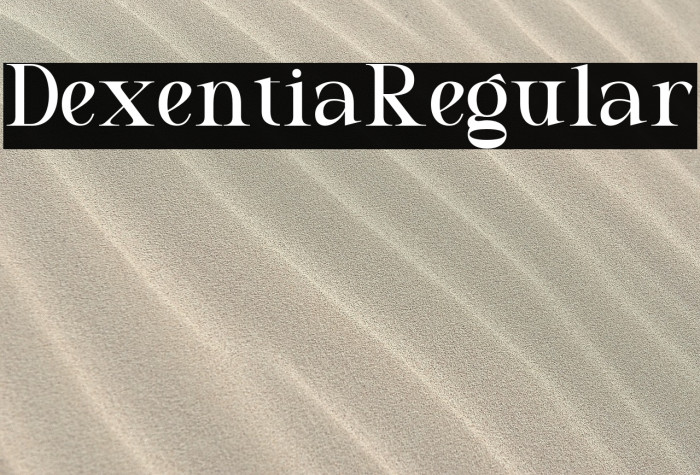 Dexentia Regular Example 2
