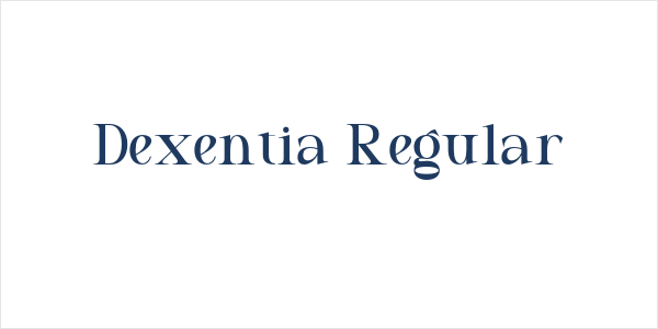 Dexentia Regular Logo