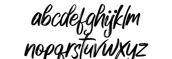 DexotickByDhanStudio Font LOWERCASE