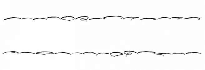 DexotickUnderlines Schriftart Groß