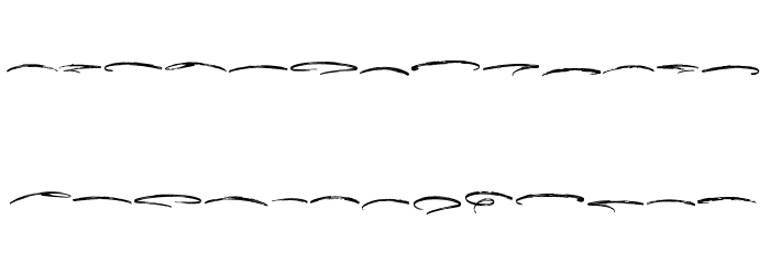 DexotickUnderlines Font LOWERCASE