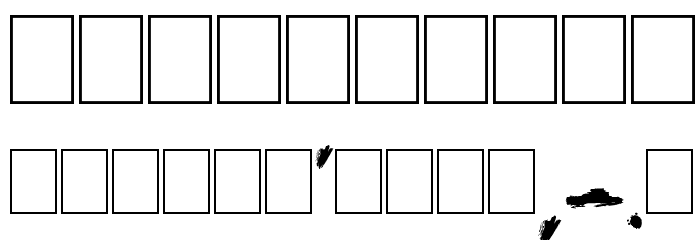 Dex's Jobs Font OTHER CHARS