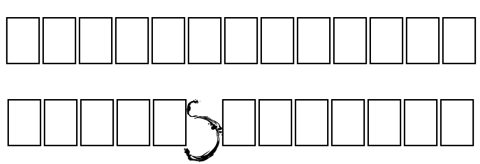 Dex's Jobs Font LOWERCASE