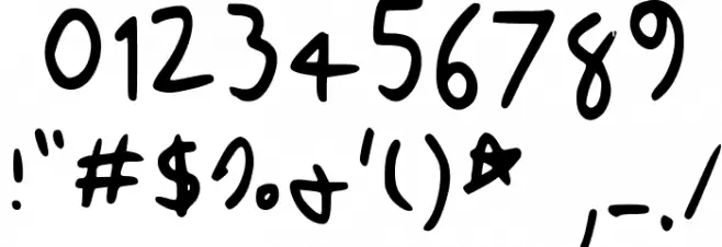 Dexter NBP Font OTHER CHARS