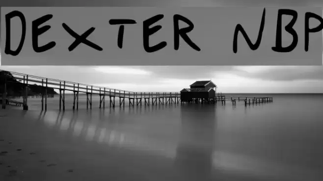 Dexter NBP Font examples