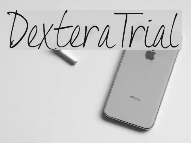 DexteraTrial Font examples