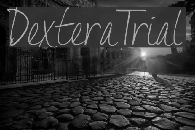 DexteraTrial Font examples