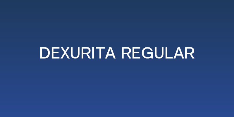 Dexurita Regular Social Header