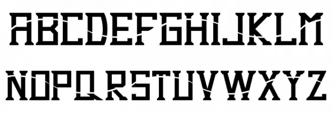 Dezert Demo Dash Caratteri MINUSCOLO