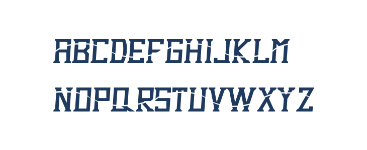 Dezert Demo Italic Dash Lowercase