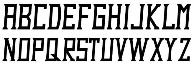 Dezert Demo Italic Schriftart Groß