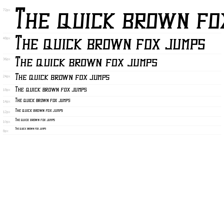 Dezert Demo Italic Waterfall