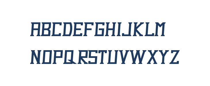Dezert Demo Italic Lowercase