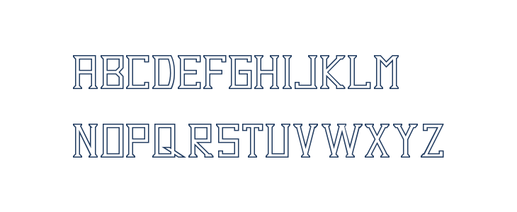 Dezert Demo Outline Lowercase