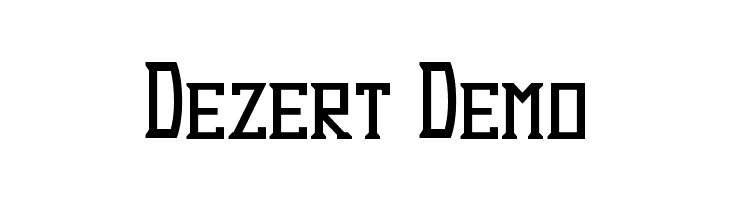 Dezert Demo  لخطوط تنزيل