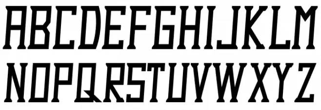 Dezert Italic Schriftart Groß
