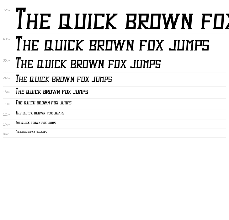 Dezert Italic Waterfall