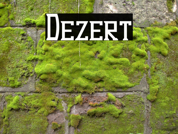 Dezert फ़ॉन्ट examples