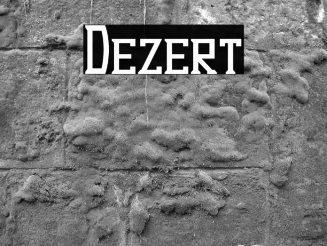 Dezert Font examples