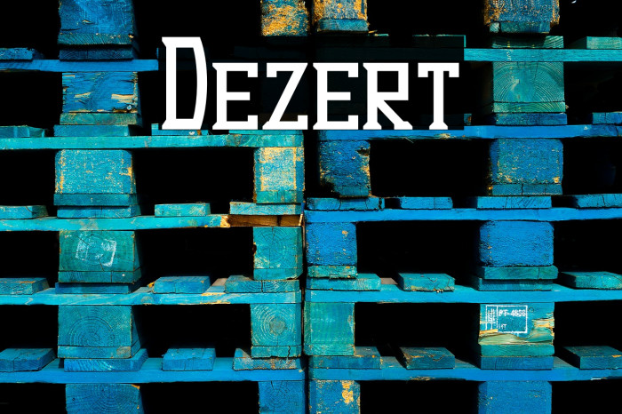 Dezert फ़ॉन्ट examples