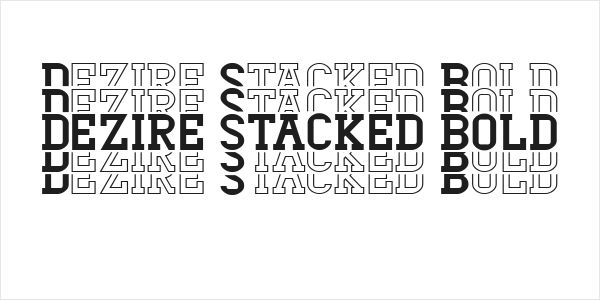 Dezire Stacked Bold Logo