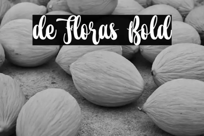 de Floras Bold Example 2