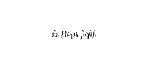 de Floras Light Logo